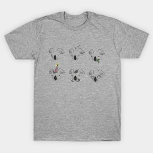 Many Faces of the Koala T-Shirt